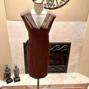 NEW BeBe Priscilla Crepe Textured Sleeveless Dress SZ XS Rtl $90